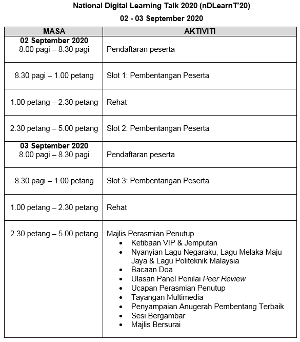 tentatif program ceramah software