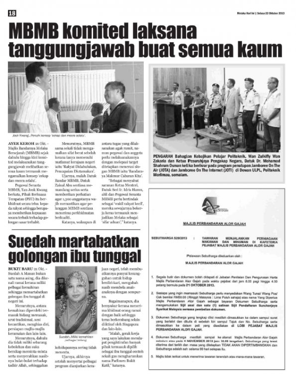 22 Oktober 2013 Artikel 2