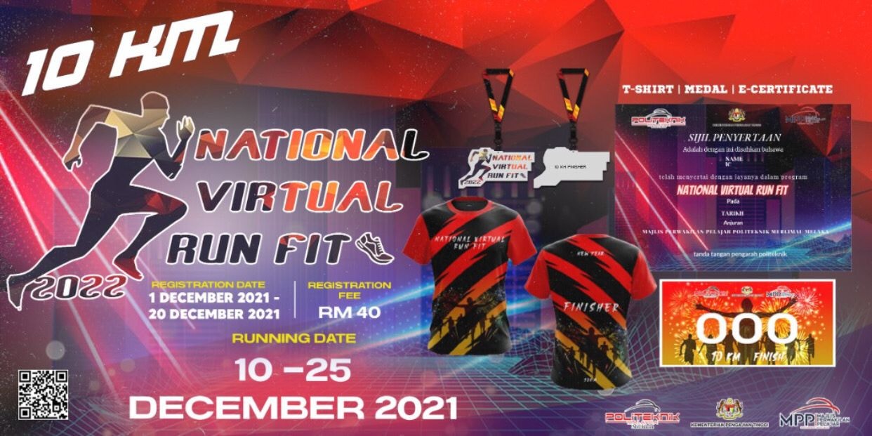 National virtual run fit politeknik merlimau