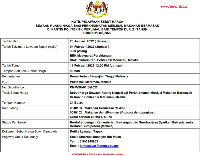 sh makanan 2022